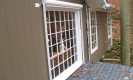 Exterior Solar Shades garage doors