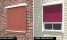 Exterior Solar Shades garage doors