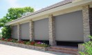 Exterior Solar Shades garage doors