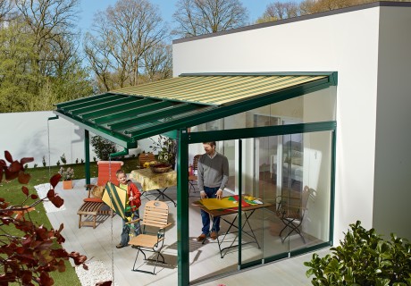 Tension Shade Structures garage doors