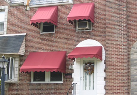 Fabric Window Awnings garage doors