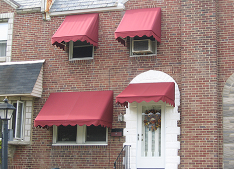 Fabric Window and Door Awnings garage doors