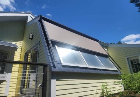 Motorized Tension Shade Systems garage doors