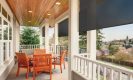 Energy-Saving Exterior Solar Shades garage doors