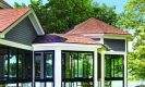 Energy-Saving Exterior Solar Shades garage doors