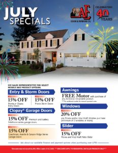 July specials
