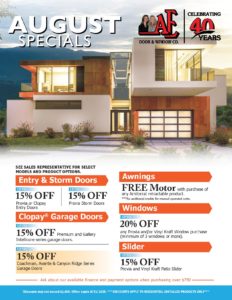 August promotions