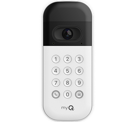 MyQ Smart Garage® Video Keypad garage doors